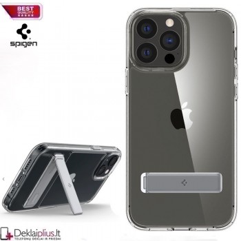 Spigen Ultra Hybrid S skaidrus dėklas - su kojele (telefonui Apple Iphone 13 Pro)